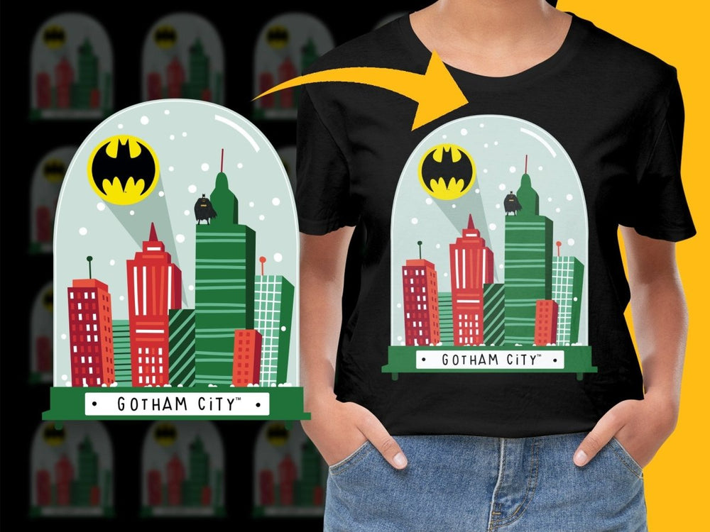 Batman Christmas Gotham City Themed Graphic PNG File - Teepew
