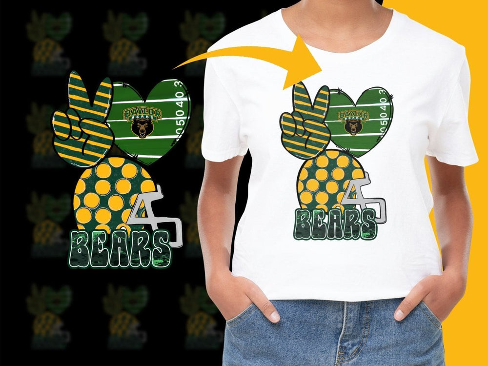 Baylor Bears NCAA College PNG File - Teepew