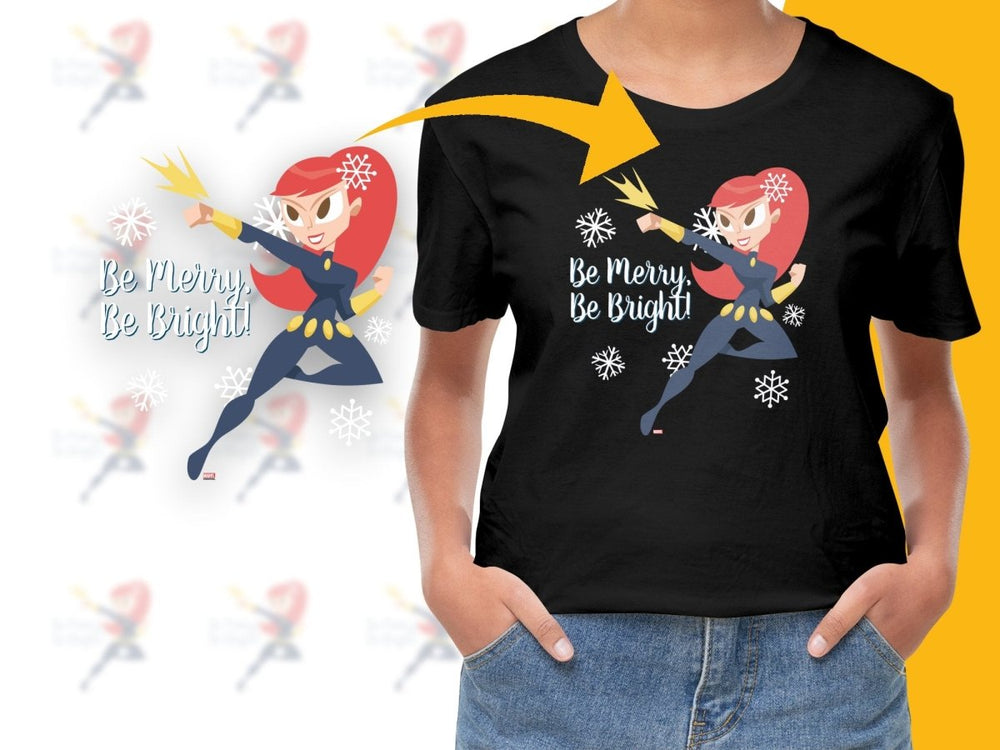 Be Merry Be Bright Character Christmas PNG File - Teepew