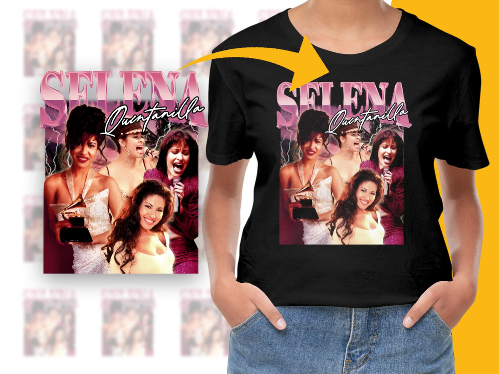 Selena Quintanilla Vintage T-Shirt, Retro 90s Pop Music Tee, Graphic Tee for Fans
