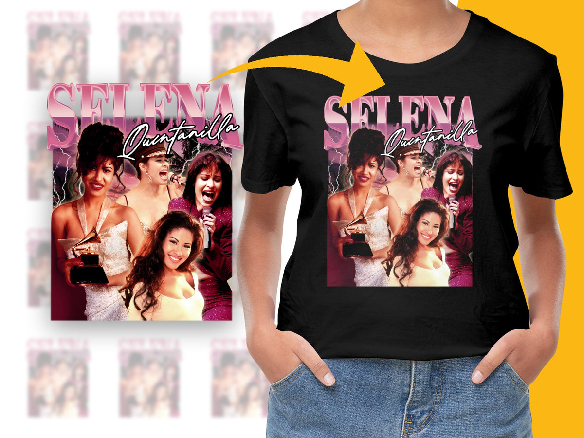 Selena Quintanilla Vintage T-Shirt, Retro 90s Pop Music Tee, Graphic Tee for Fans