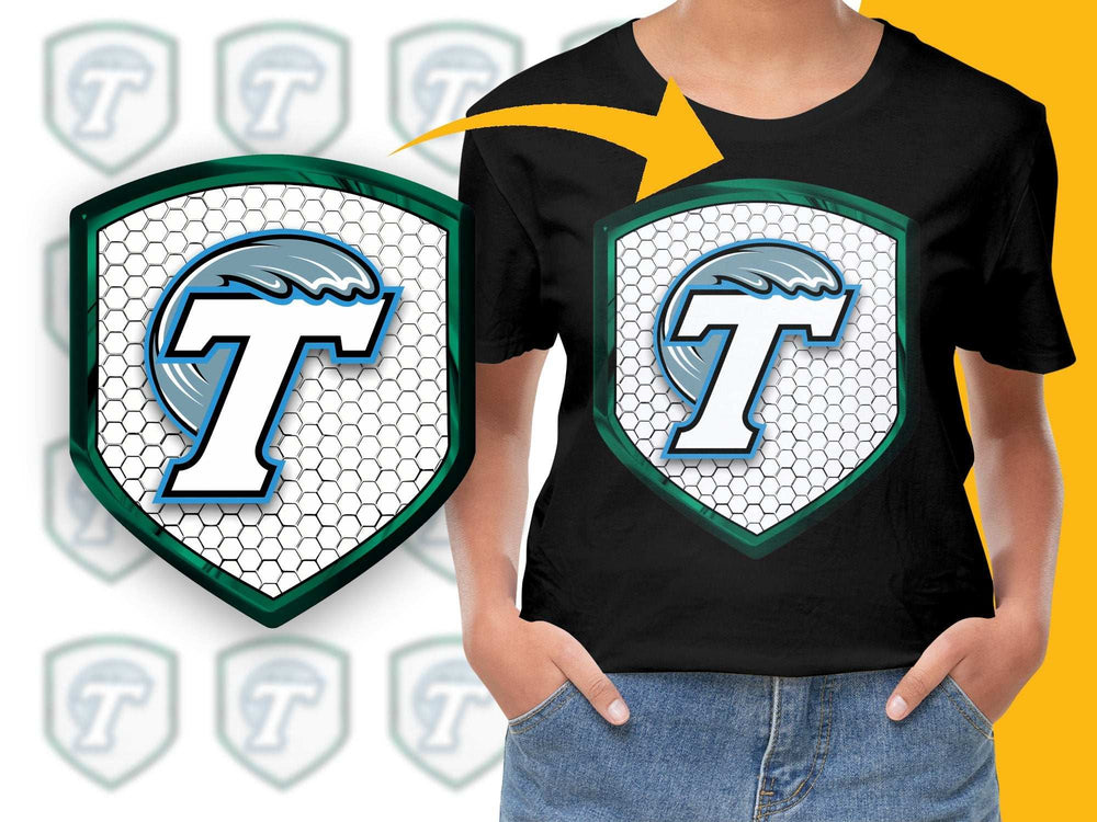 Youth Sports Team Logo T-Shirt, Custom School Mascot Graphic Tee, Personalized Kids Active Wear, School Spirit Shirt
