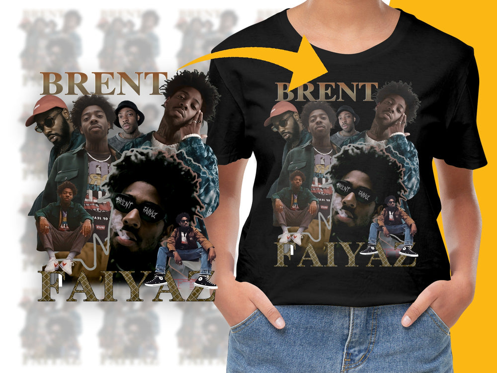 Brent Faiyaz Fan T-Shirt, Vintage Style Graphic Tee, Hip Hop Music Shirt, Urban Fashion Top, Unique Gift Idea