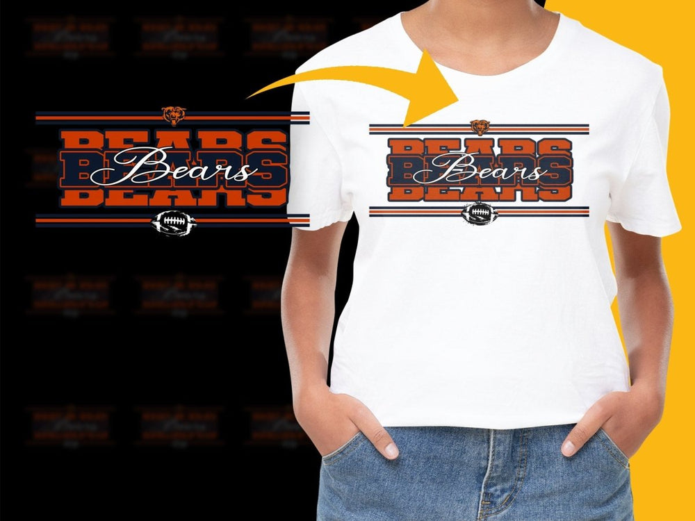 Bears Chicago Football PNG File - Teepew