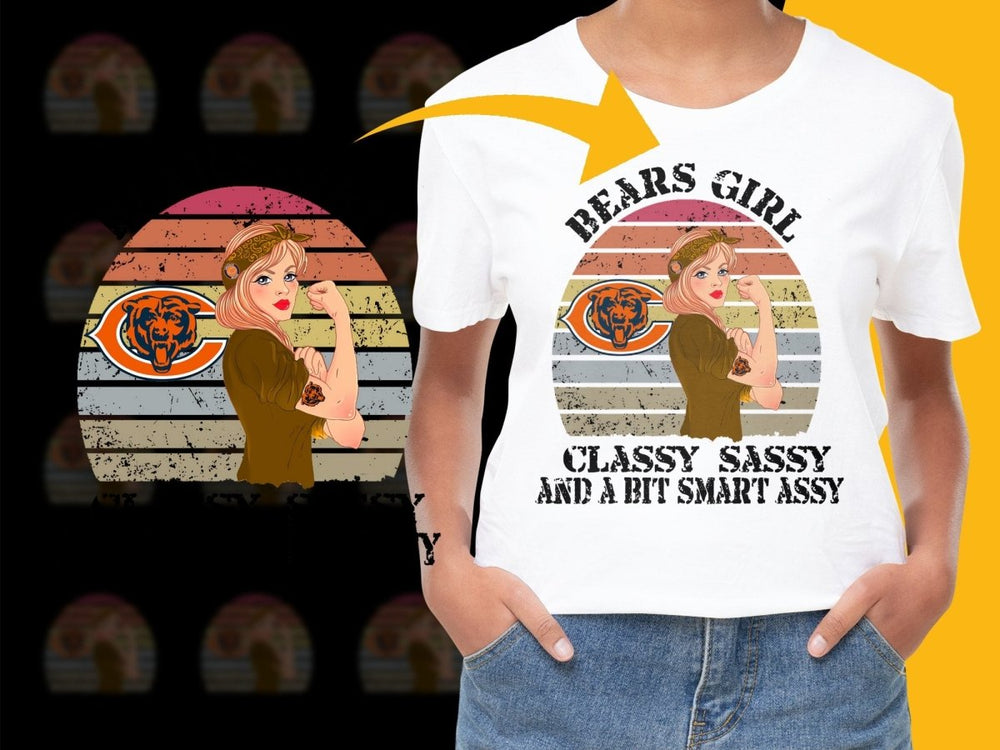 Bears Girl Classy Sassy and a Bit Smart Assy PNG File - Teepew