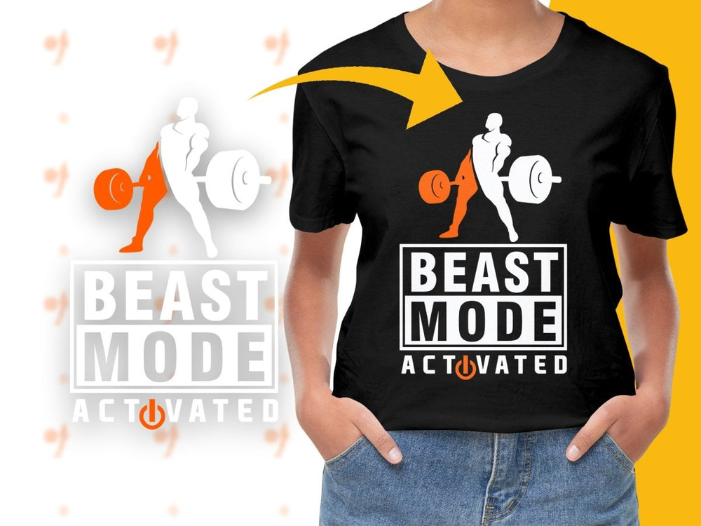 Beast Mode Activated Weightlifting Gym Fitness PNG File - Teepew