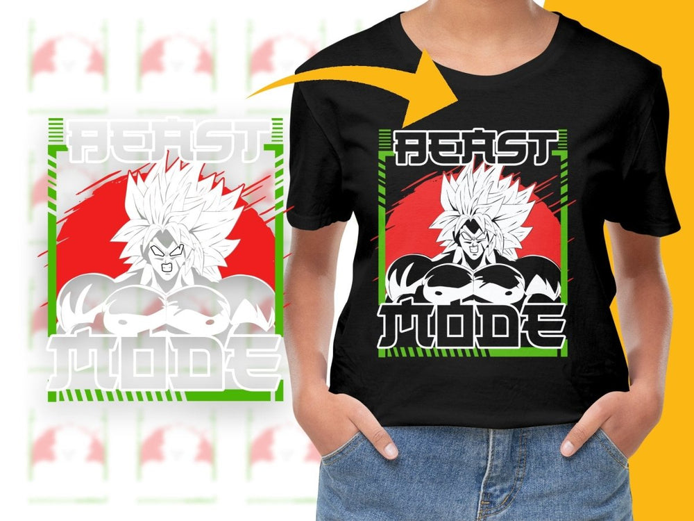 Beast Mode Anime Character PNG File - Teepew