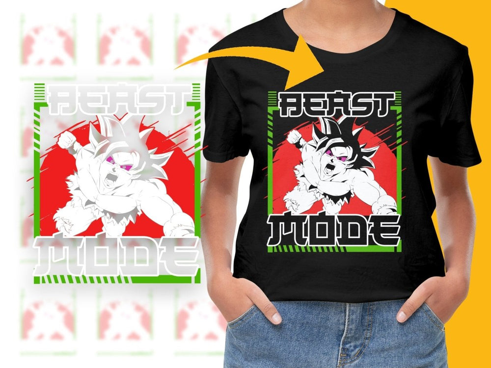 Beast Mode Goku PNG File - Teepew