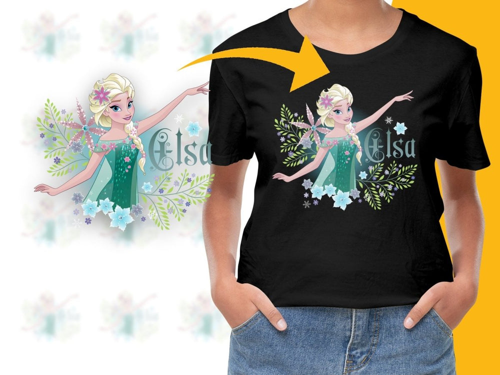 Beautiful Frozen Elsa Art Illustration Digital - Teepew