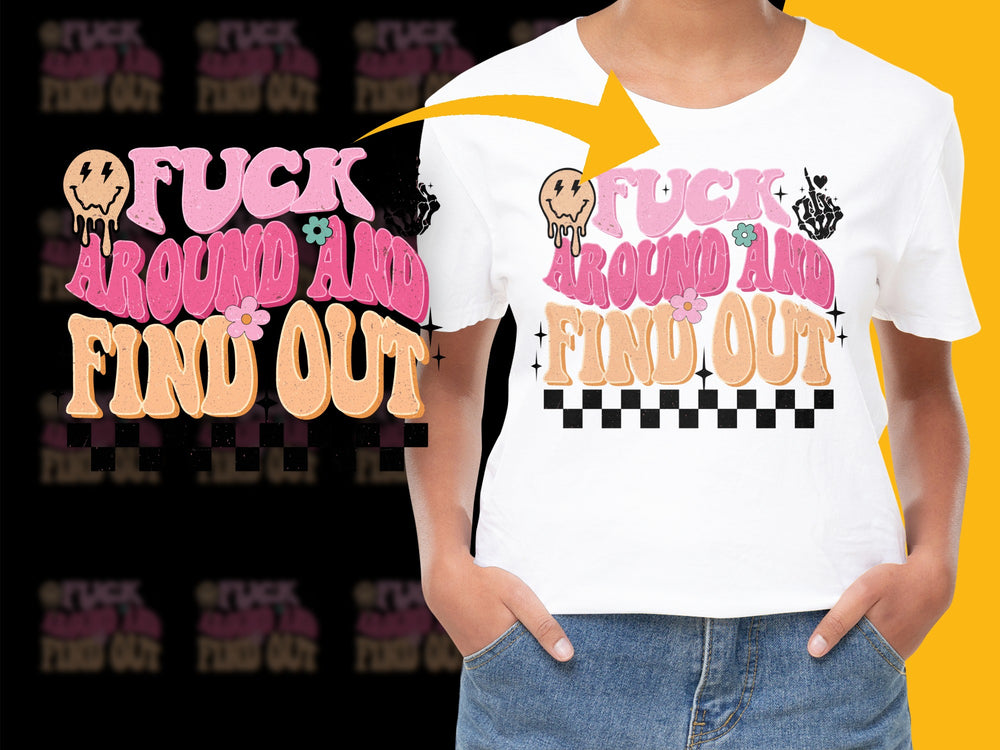 Bold Graphic T-Shirt, Statement Tee, Skull Checkerboard Design, Unisex White Shirt