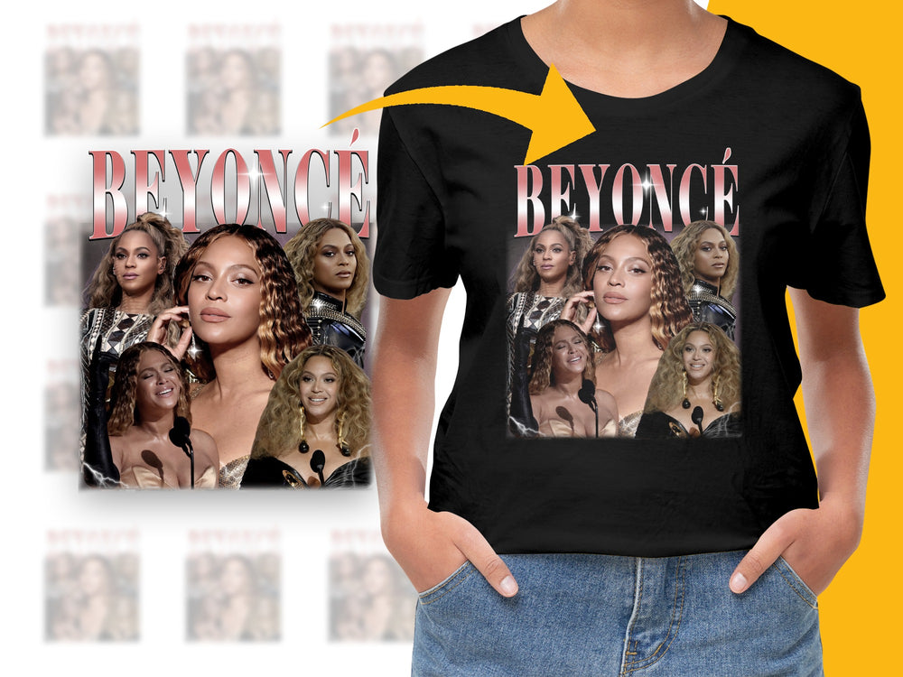 Beyonce Graphic T-Shirt, Pop Icon Print Tee, Trendy Music Artist Shirt, Fan Merch, Gift Idea