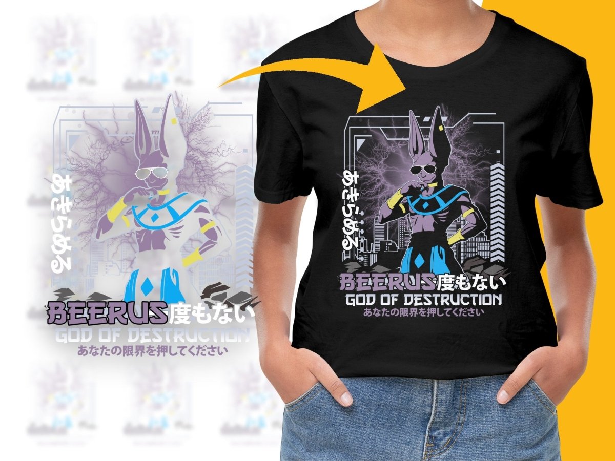 Beerus God of Destruction Anime Graphic PNG File - Teepew