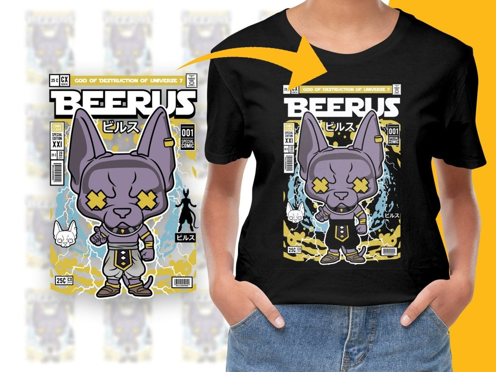 Beerus Popculture PNG File - Teepew