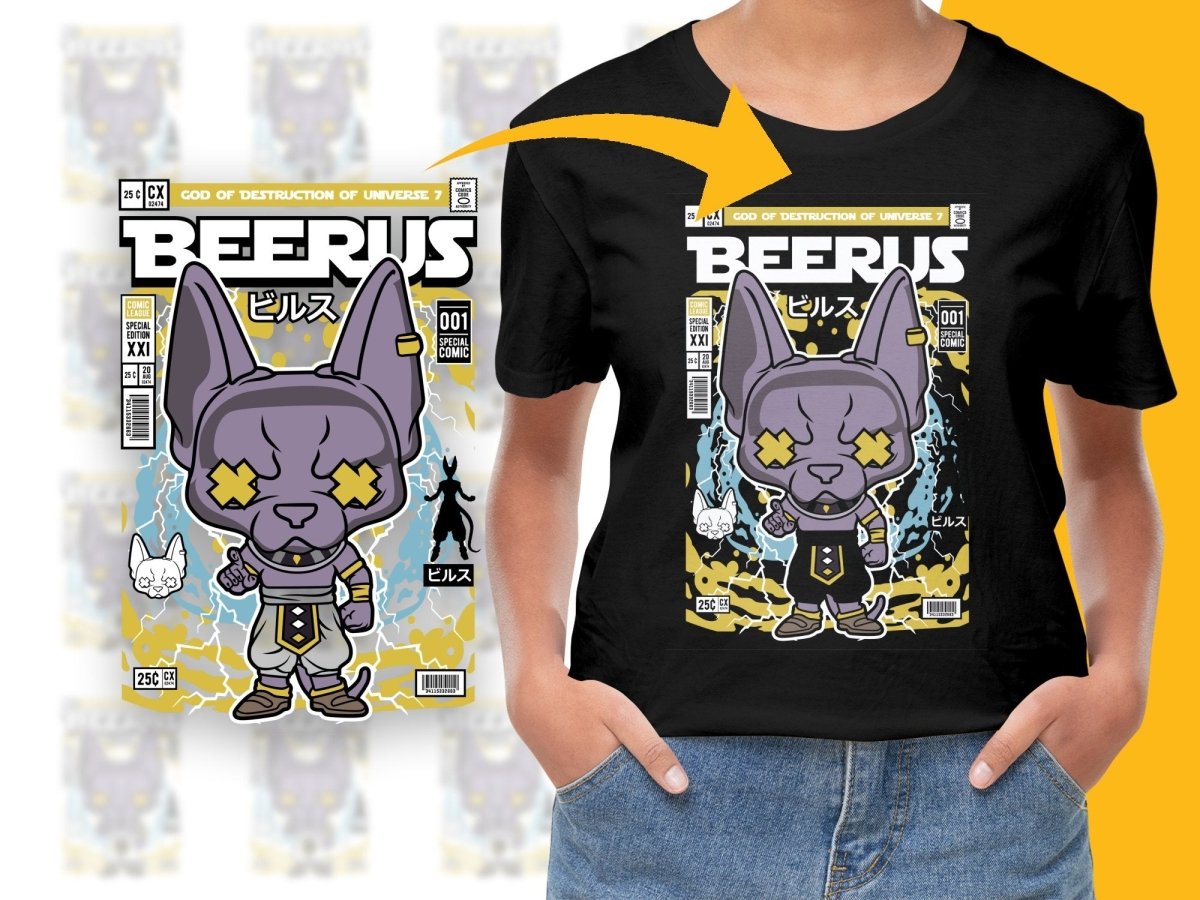 Beerus Popculture PNG File - Teepew