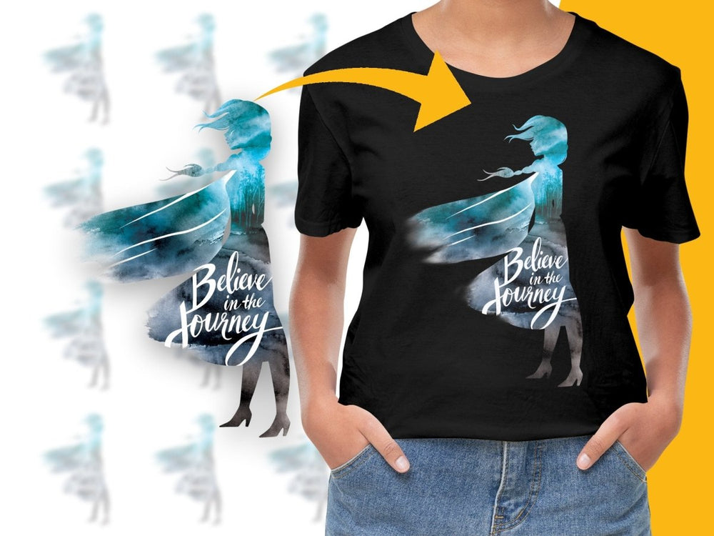 Believe in the Journey Character Christmas PNG File - Teepew