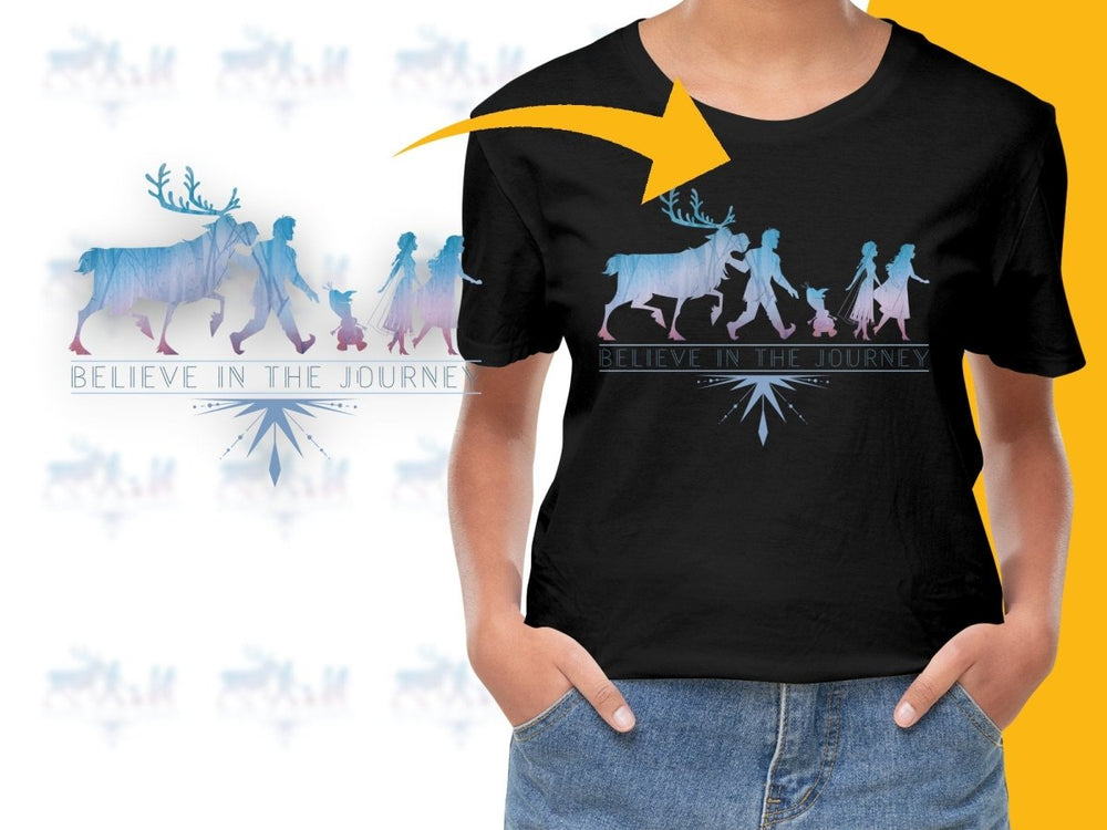 Believe in the Journey Christmas Frozen PNG File - Teepew
