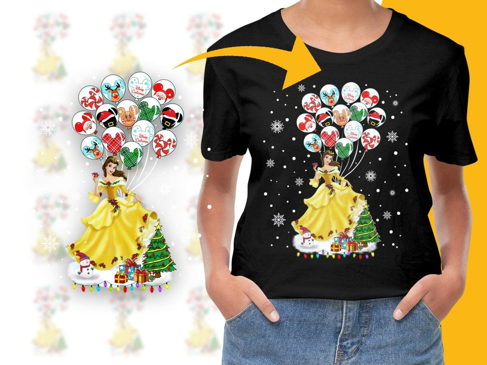 Belle Christmas Balloon Design PNG File - Teepew