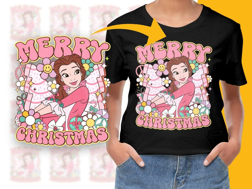 Belle Merry Christmas PNG File - Teepew