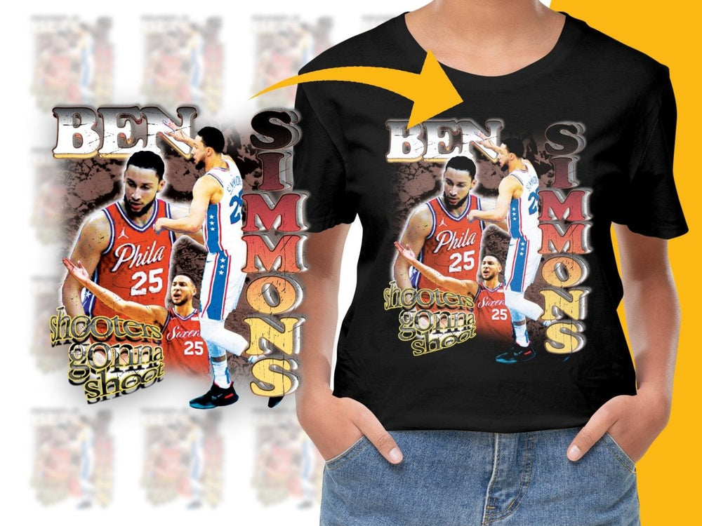 Ben Simmons Shooters Gonna Shoot Graphic PNG File - Teepew