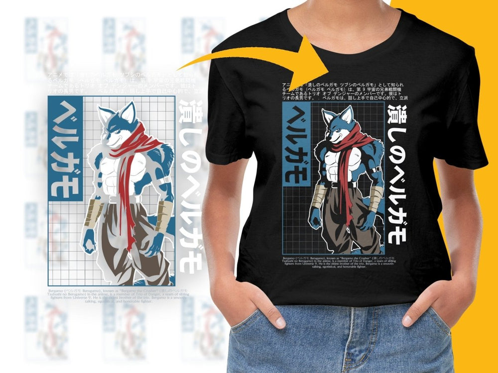 Bergamo the Crusher Anime Character Design PNG File - Teepew