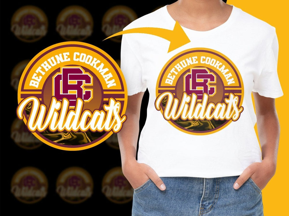 BETHUNE COOKMAN WILDCATS NCAA College PNG File - Teepew