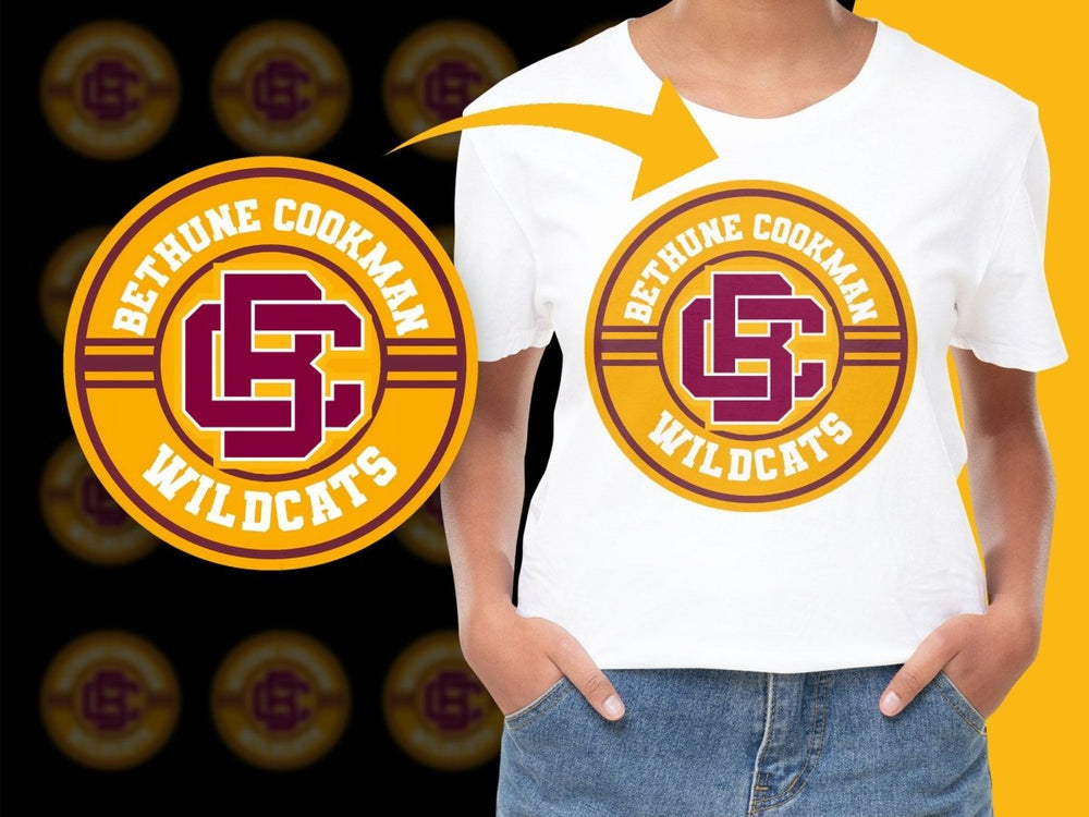 BETHUNE COOKMAN WILDCATS NCAA College PNG File - Teepew