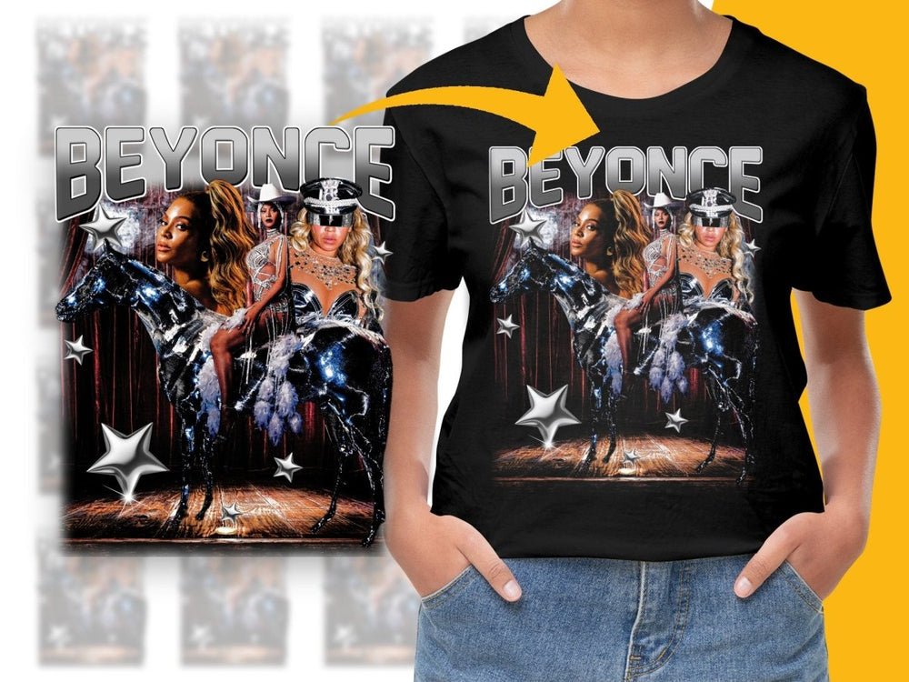 Beyonce Sparkling Bootleg Artistic PNG File - Teepew