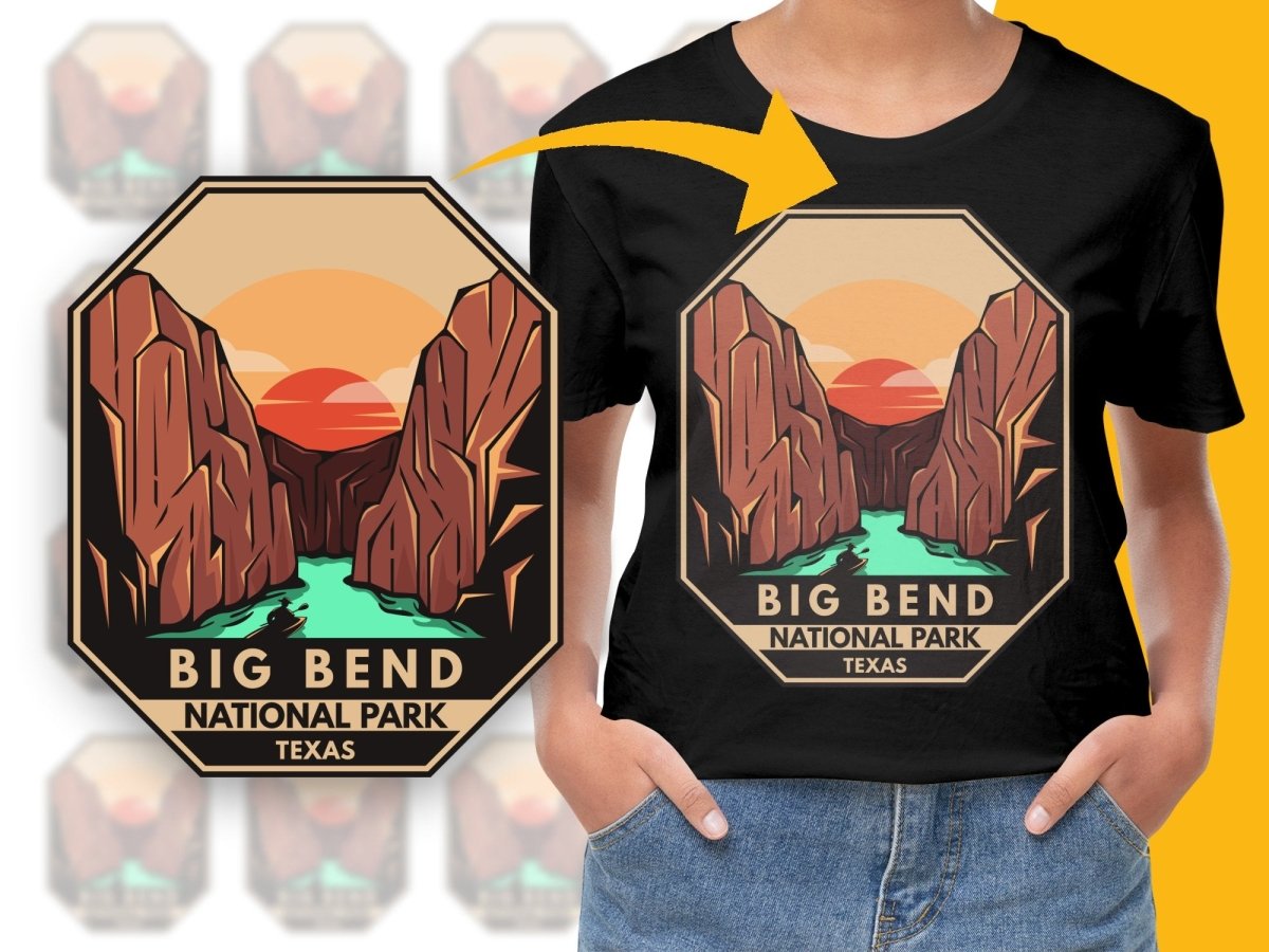 Big Bend National Park Texas Graphic Adventure PNG File - Teepew