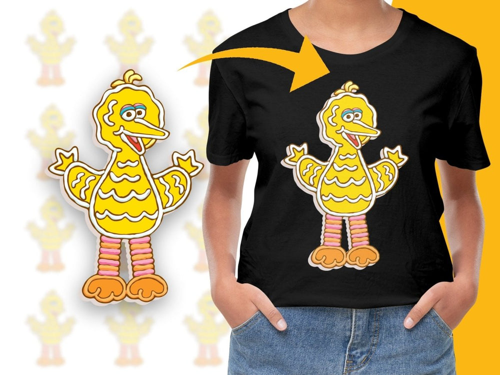 Big Bird Christmas Character Graphic PNG File - Teepew