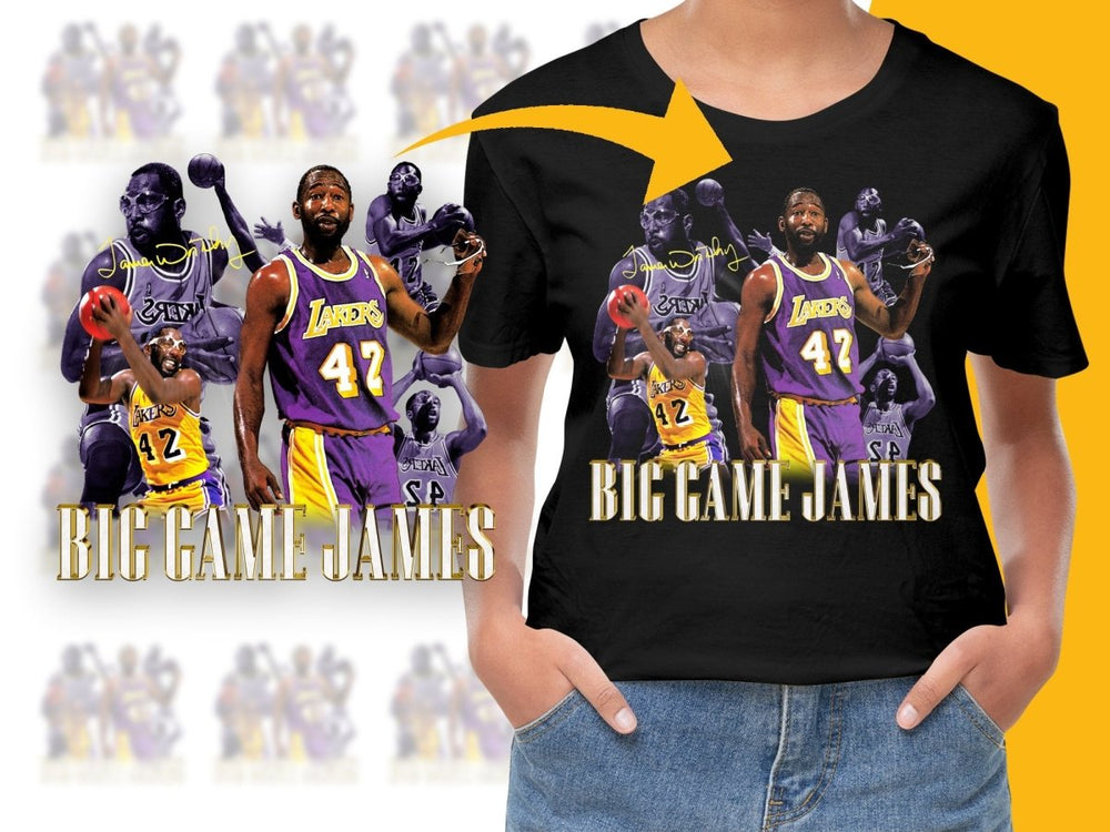 Big Game James Lakers Graphic Print PNG File - Teepew
