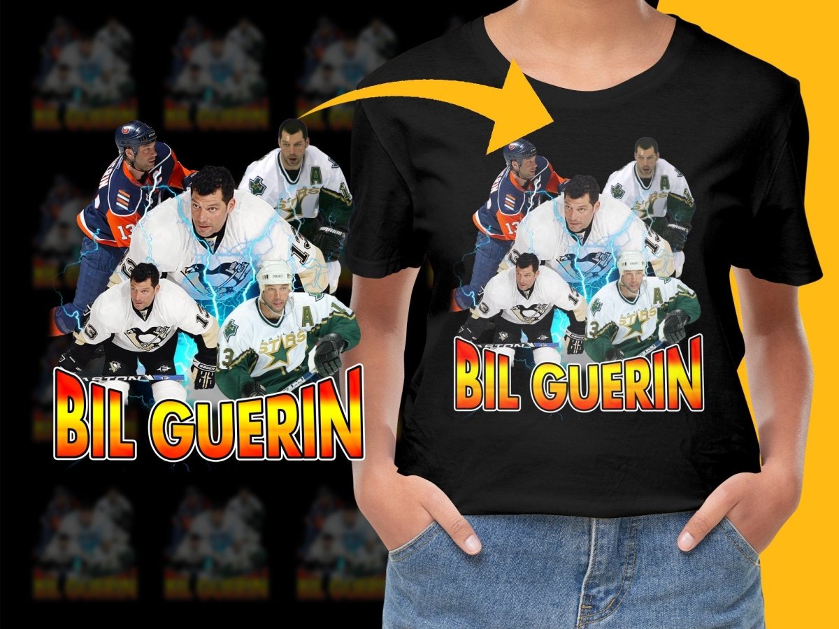 Bil Guerin Ice Hockey Themed Graphic PNG File - Teepew