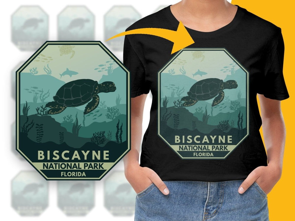 Biscayne National Park Florida Graphic Png Digital Download - Teepew