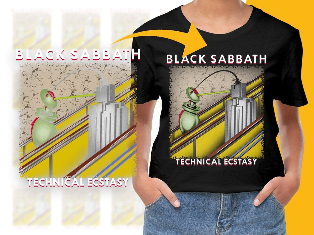 Black Sabbath Technical Ecstasy Graphic PNG File - Teepew