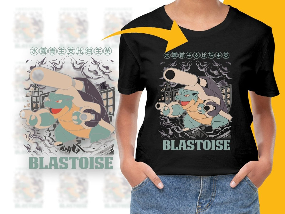 Blastoise Urban Destruction Graphic PNG File - Teepew
