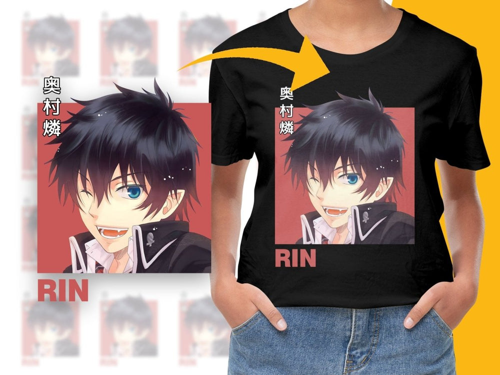 Blue Exorcist Anime Rin Digital PNG Download 300 DPI - Teepew