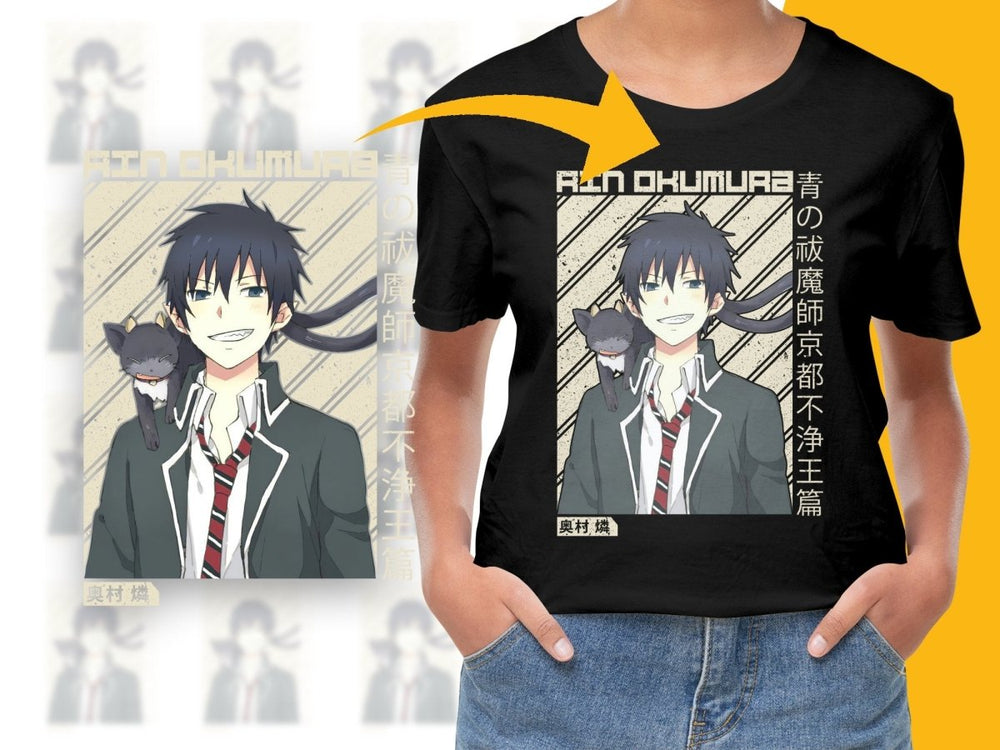 Blue Exorcist Rin Okumura Anime Character PNG Digital - Teepew