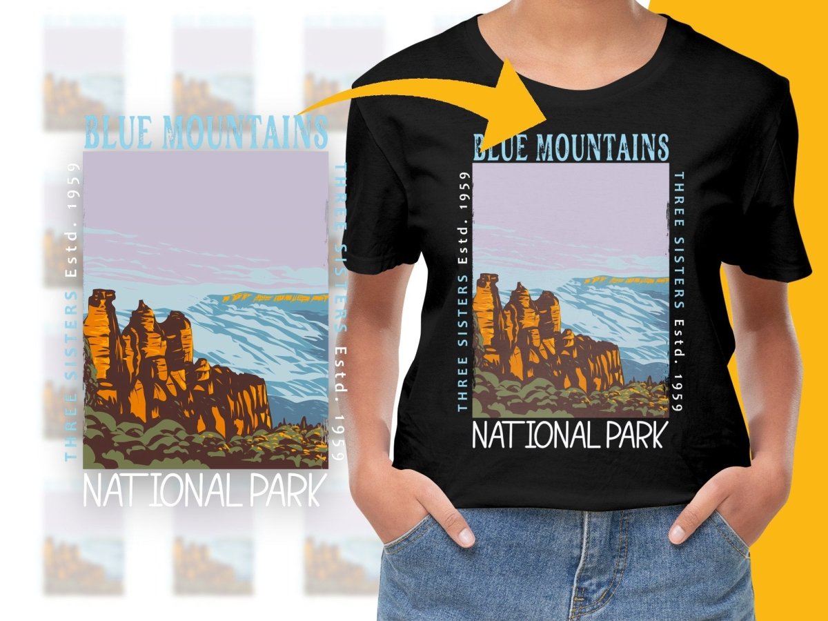 Blue Mountains National Park Three Sisters PNG File - Teepew