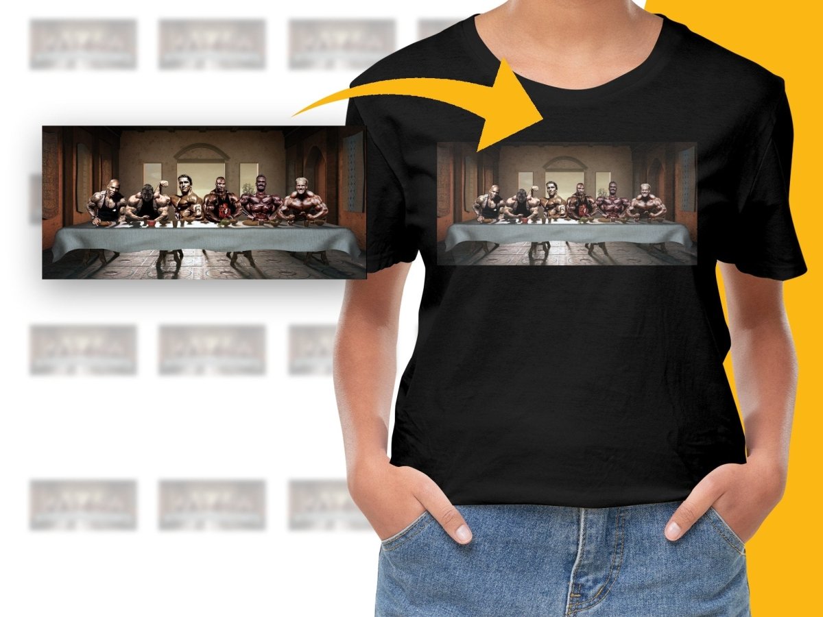 Bodybuilding Legends Last Supper Graphic PNG File - Teepew