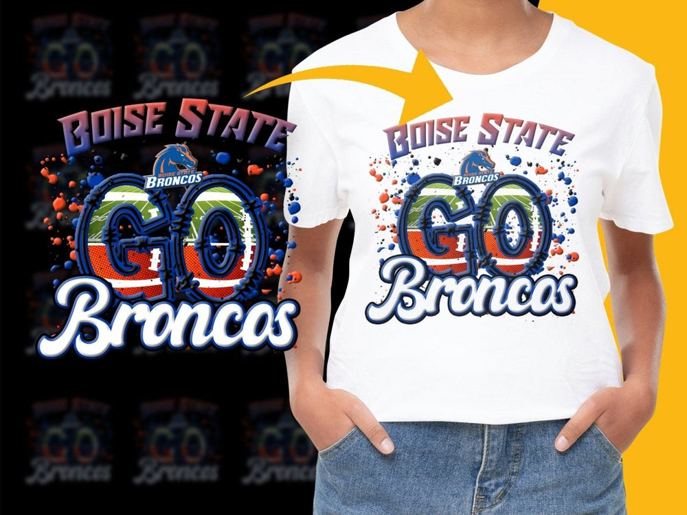 Boise State Broncos NCAA College PNG File - Teepew