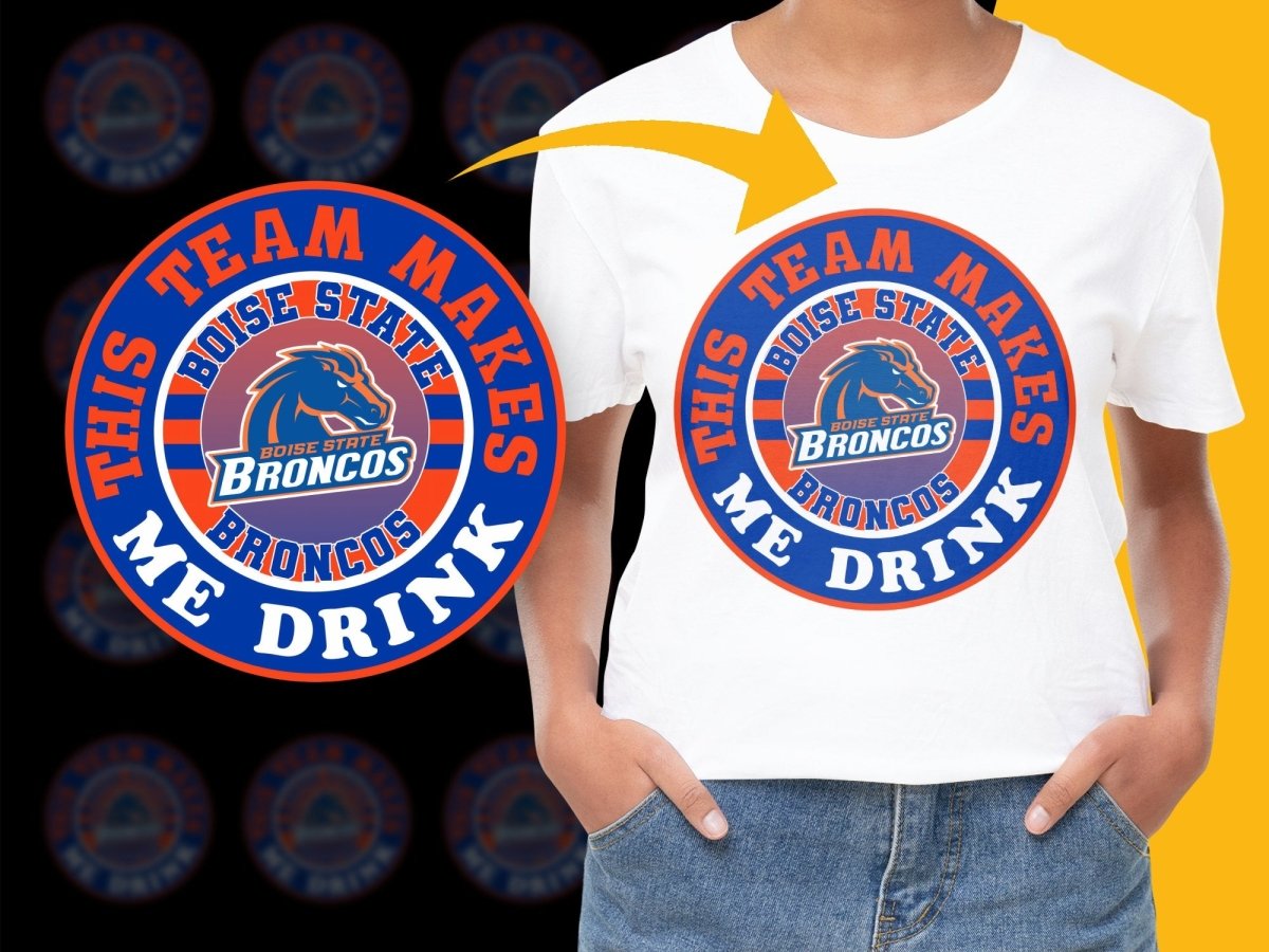Boise State Broncosi NCAA College PNG File - Teepew