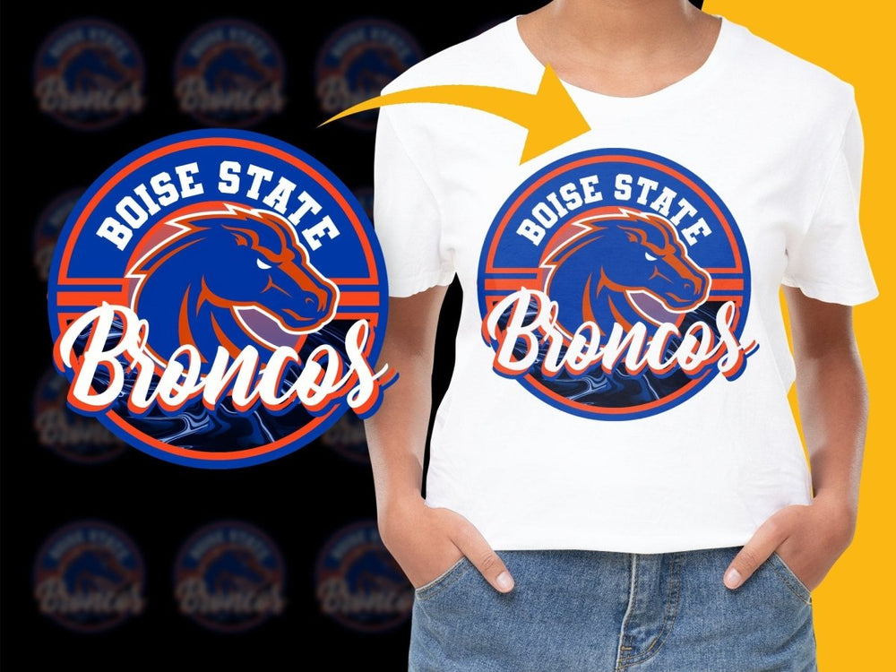 Boise State NCAA College PNG File - Teepew