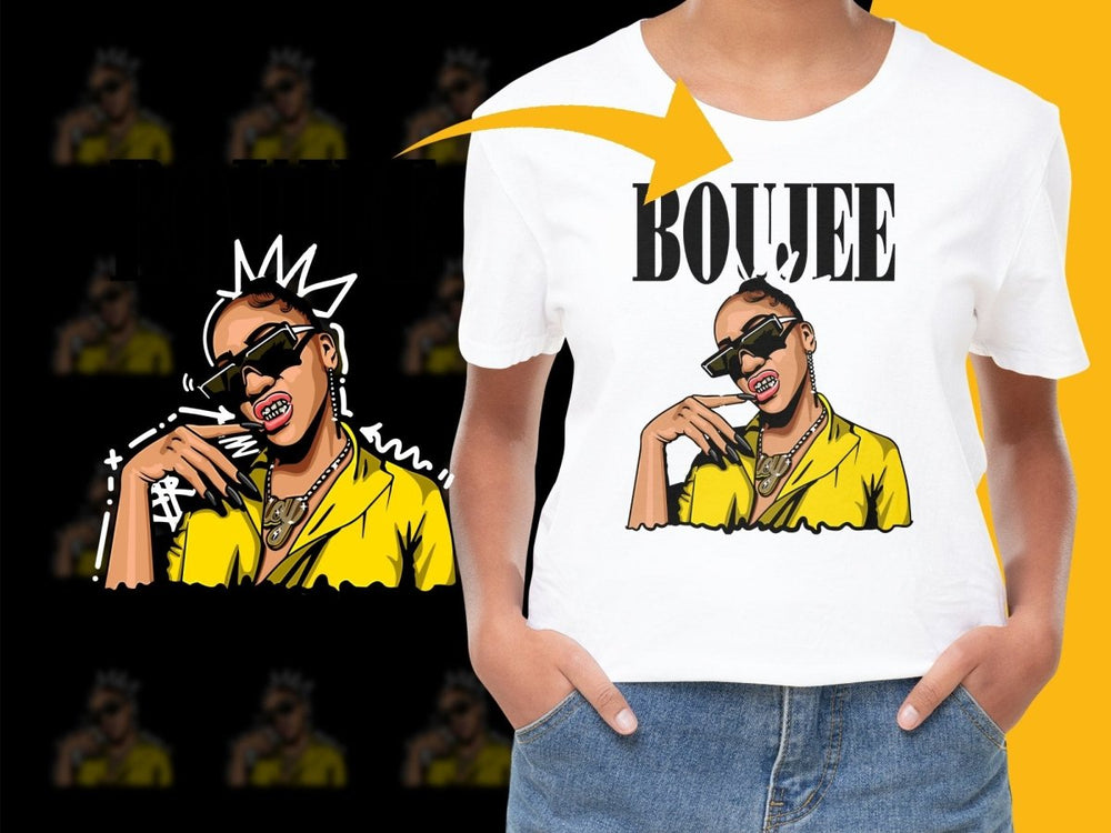 Bold Boujee Statement Graphic StreetWear PNG File - Teepew