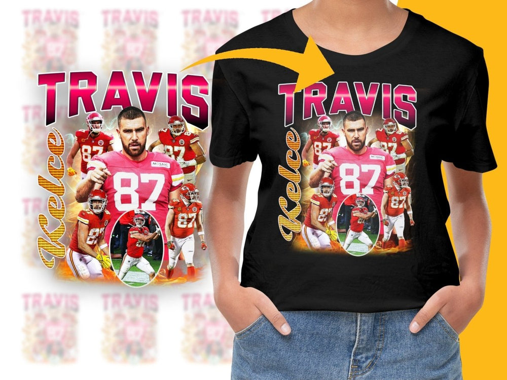 Bold Design Travis Kelce Football Fan PNG File - Teepew