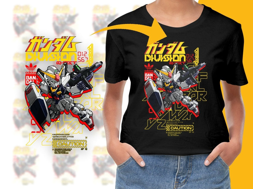 Bold Gundam Division Ghost Design PNG File - Teepew