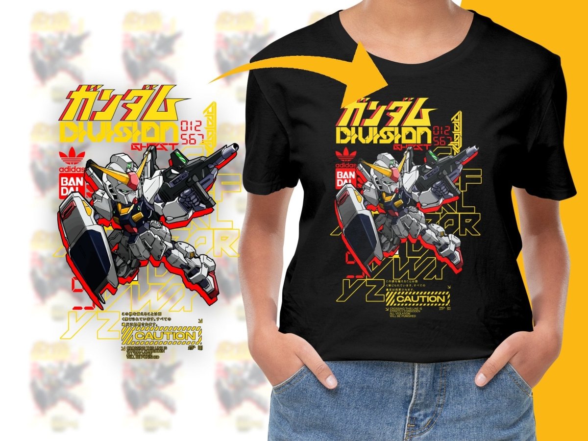 Bold Gundam Division Ghost Design PNG File - Teepew