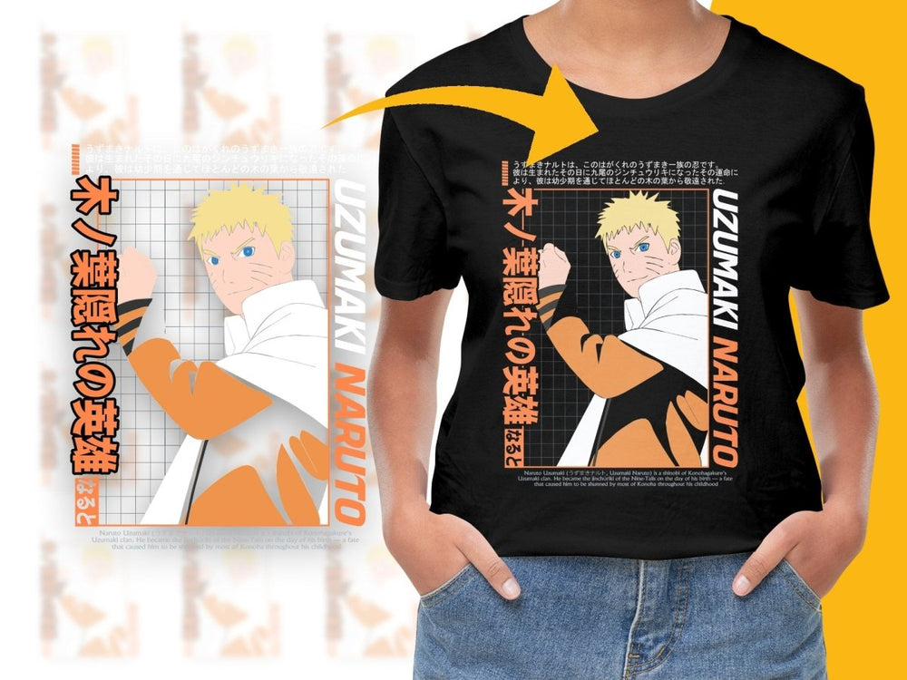 Bold Naruto Anime Graphic PNG File - Teepew