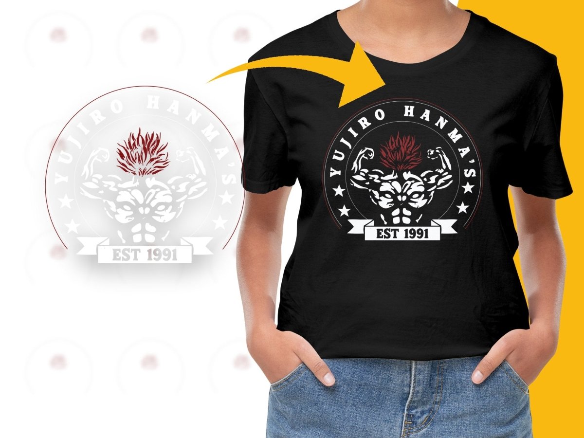 Bold Retro Yujiro Hanma's EST 1991 Muscle Gym PNG File - Teepew