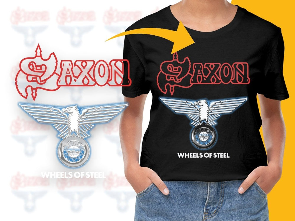 Bold Saxon Logo Tops With Eye - catching Design PNG File - Teepew