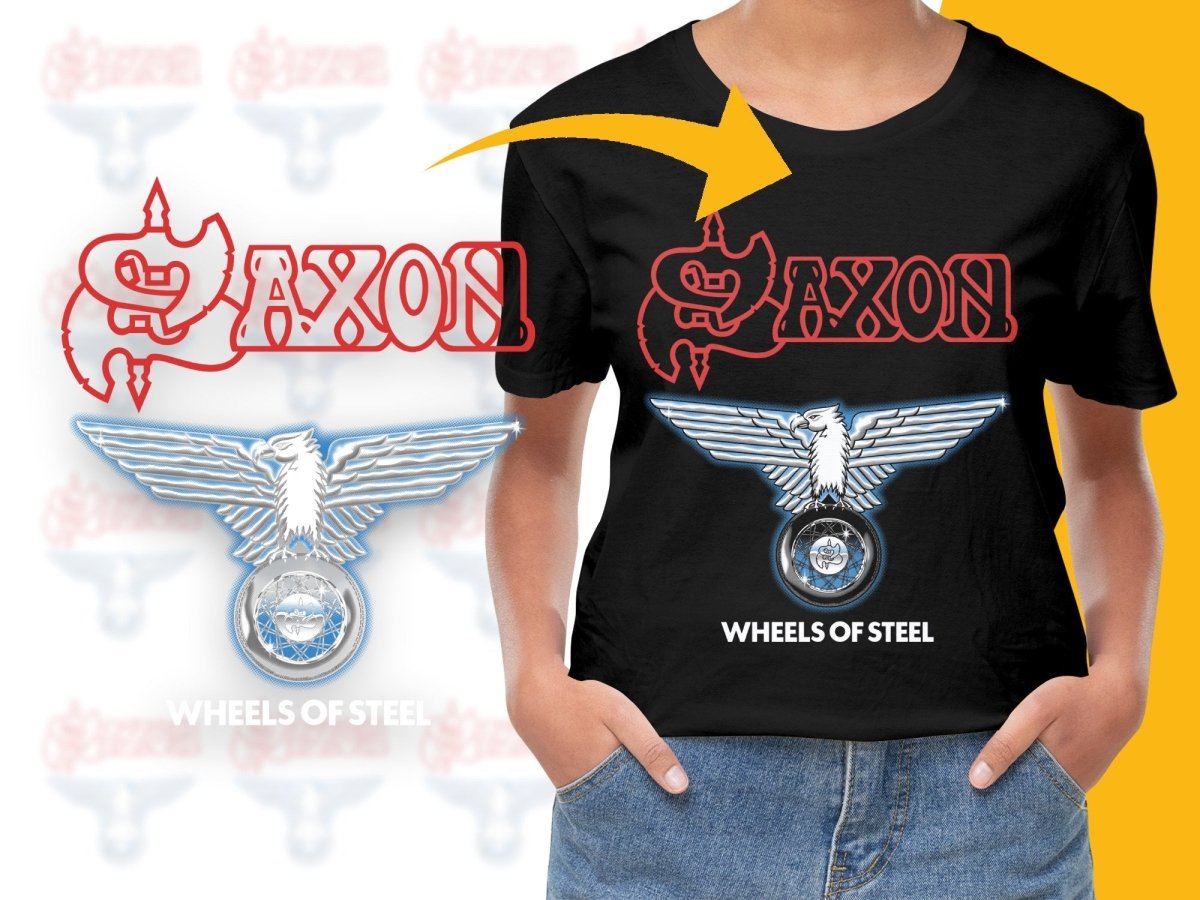 Bold Saxon Logo Tops With Eye - catching Design PNG File - Teepew