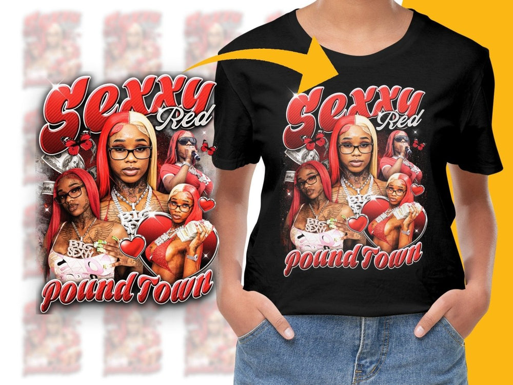 Bold Sexy Red Pound Town PNG File - Teepew